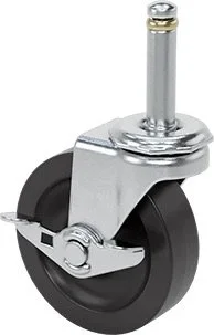 Holy Drums Standard 3″ Locking Casters, Friction Stem