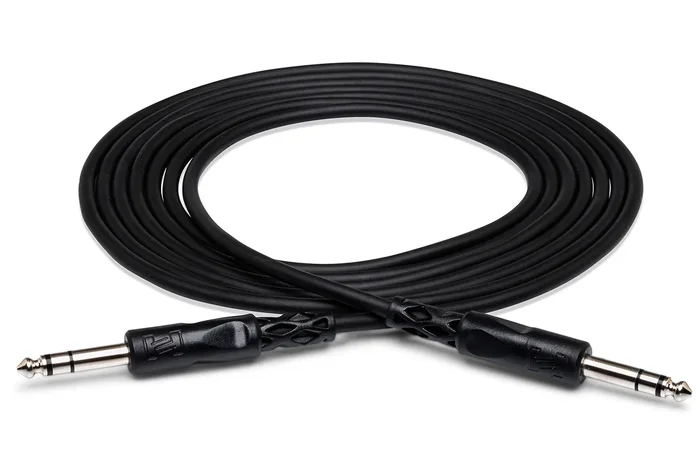 Hosa Balanced Interconnect, 1/4 in TRS to same 5′