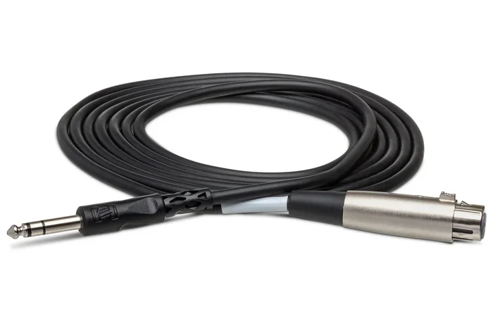 Hosa Balanced Interconnect, XLR3F to 1/4 in TRS