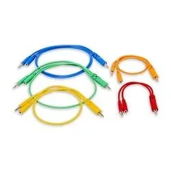 Hosa CMM-500Y-Mix 3.5mm Hopscotch Patch Cables – Various Lengths (5pc)