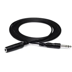 Hosa Headphone Extension Cable1/4 in TRS to 1/4 in TRS – 25 ft