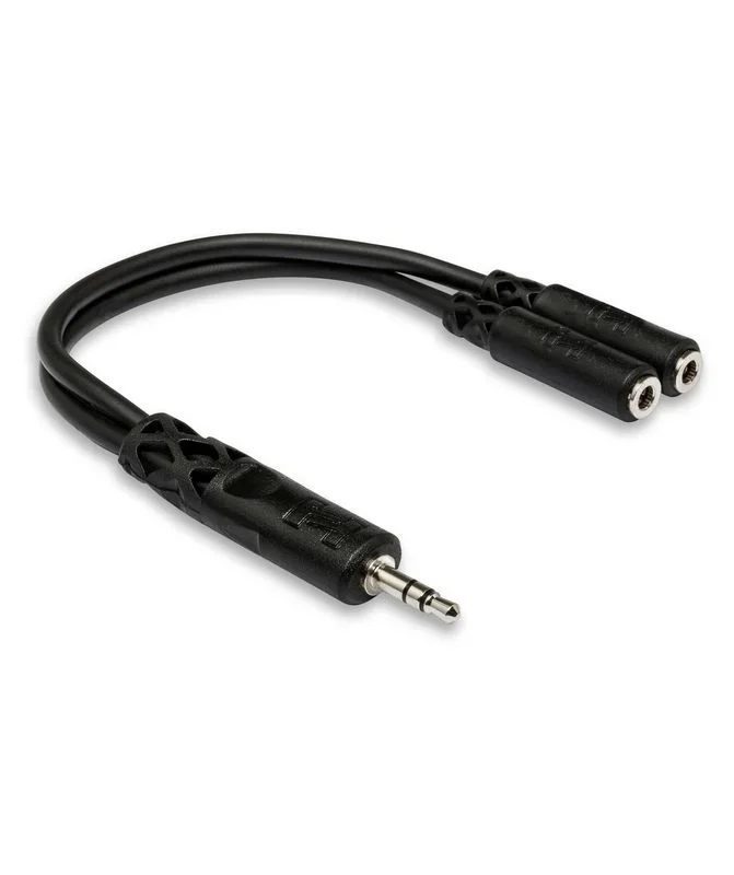 Hosa YMM-232 Y Cable 3.5 mm TRS to Dual 3.5 mm TRSF