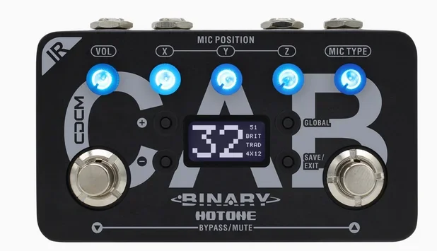 Hotone Binary Cab Simulator Effect Pedal