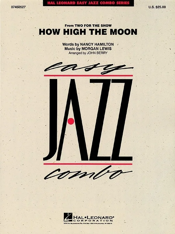How High The Moon Easy Jazz Combo2 (Music Score/Parts)