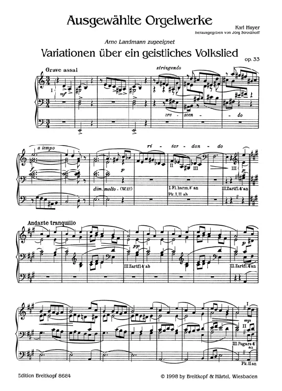 Hoyer: Selected Organ Works