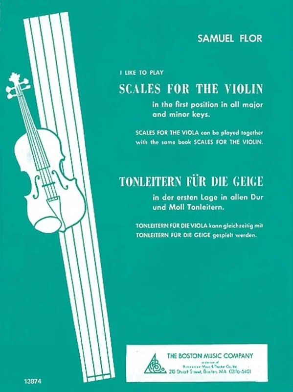 I Like To Play Scales For The Violin (Softcover Book)