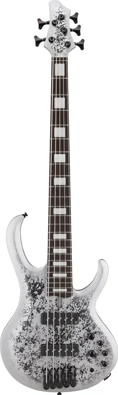 Ibanez BTB25TH5SLM Bass Guitar 5-String Silver Blizzard Matte