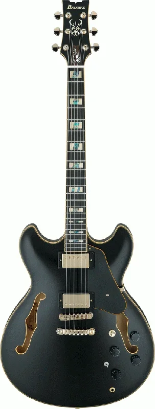 Ibanez JSM20 BKL John Scofield Electric Guitar W/Case (Black Low Gloss)