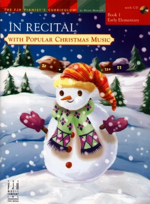 In Recital With Popular Christmas Music Book 1 CD (Softcover Book)