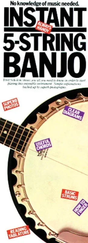 Instant 5 String Banjo (Softcover Book)