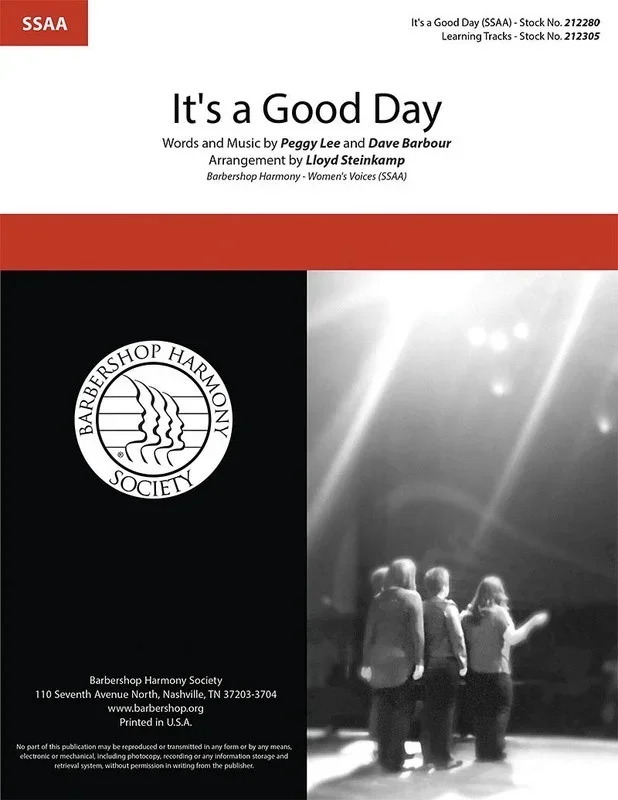 Its A Good Day SSAA A Cappella (Octavo)