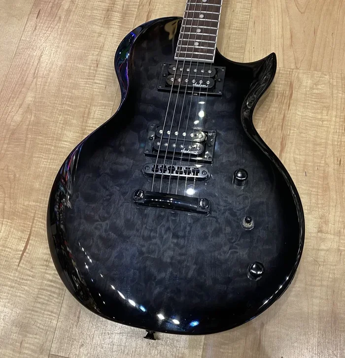 Jackson JS Series Monarkh SC JS22Q Quilt-Top Electric Guitar Transparent Smoke