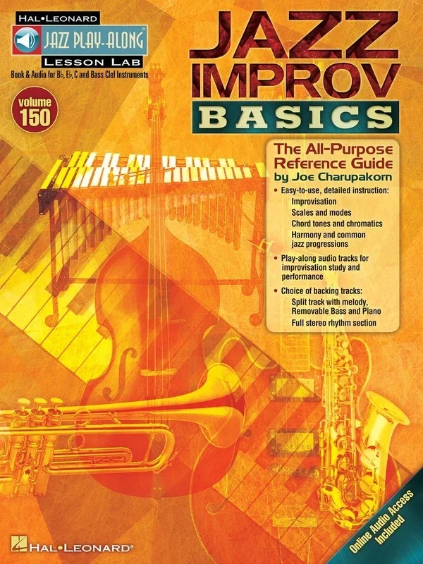 Jazz Improv Basics Jazz Playalong V150 Book/Online Audio (Softcover Book/Online