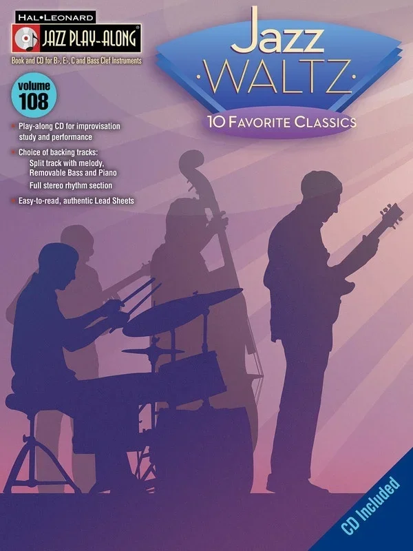 Jazz Waltz Jazz Play Along Book/CD V108 (Softcover Book/CD)