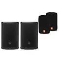 JBL PRX915 15″ Powered Speaker Pair Package With Covers Standard