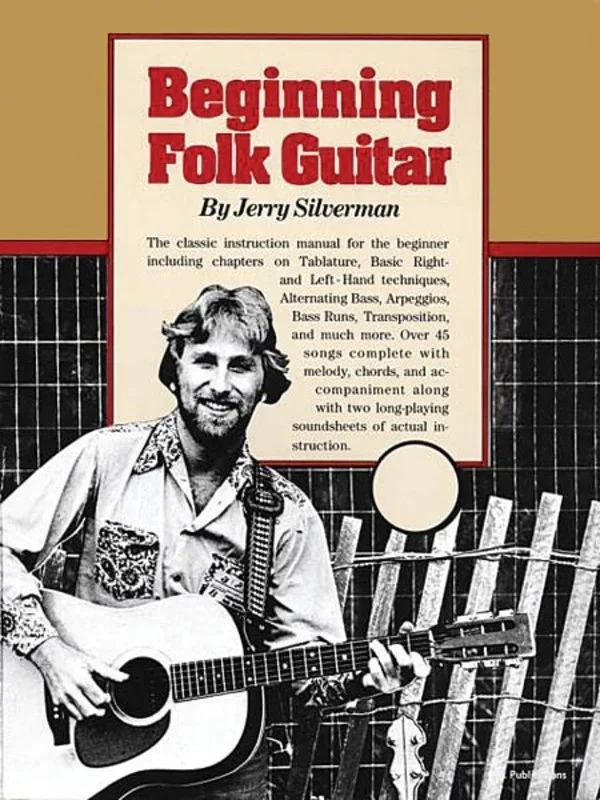 Jerry Silverman – Beginning Folk Guitar (Softcover Book)