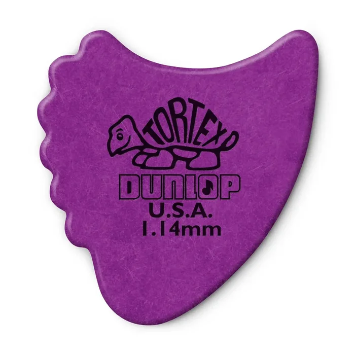 Jim Dunlop 1.14mm Tortex Shark Fins Guitar Pick (Single)