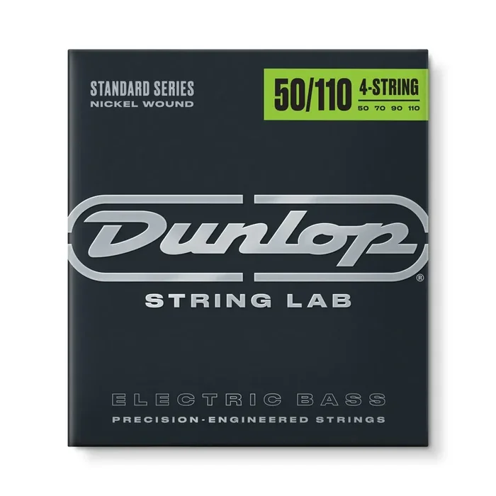 Jim Dunlop DBN50110 Nickel Plated Heavy Long Scale Bass Guitar String Set 50-110