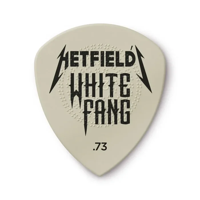 Jim Dunlop James Hetfield White Fang Custom Flow Pick .73mm (Single)