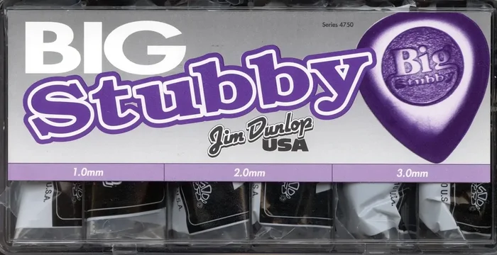 Jim Dunlop Lexan Big Stubbies Guitar Picks 144-Pack Q/P144