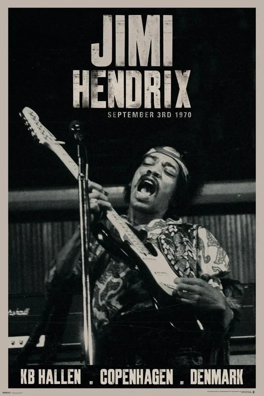 Jimi Hendrix – Live Copenhagen Poster (Poster)