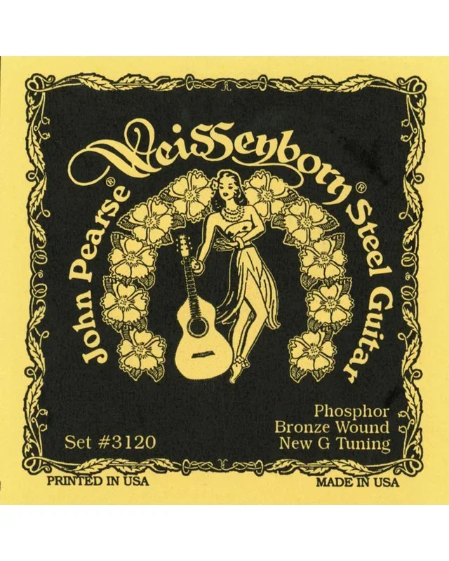 John Pearse 3120 Weissenborn Phosphor Bronze Acoustic Slide Guitar Strings