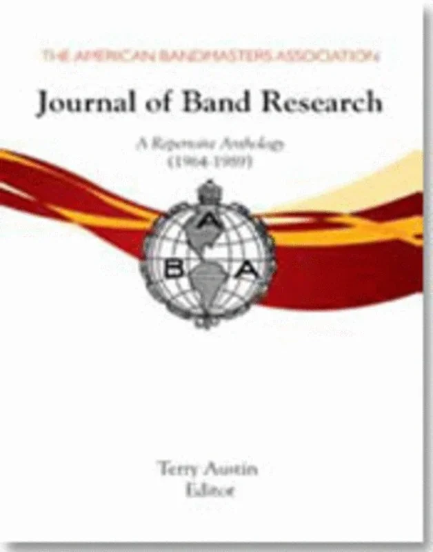 Journal Of Band Research Repertoire Anthology Book