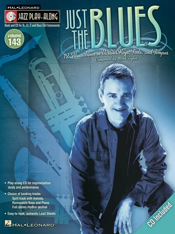 Just The Blues Jazz Play Along Book/CD V143 (Softcover Book/CD)