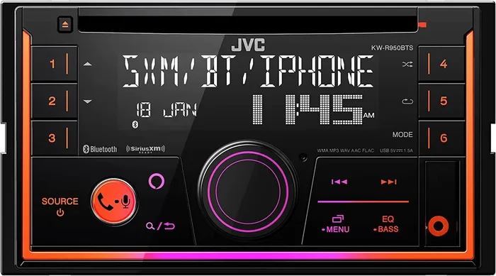 JVC KW-R950BTS Bluetooth Double-Din Car Stereo Receiver