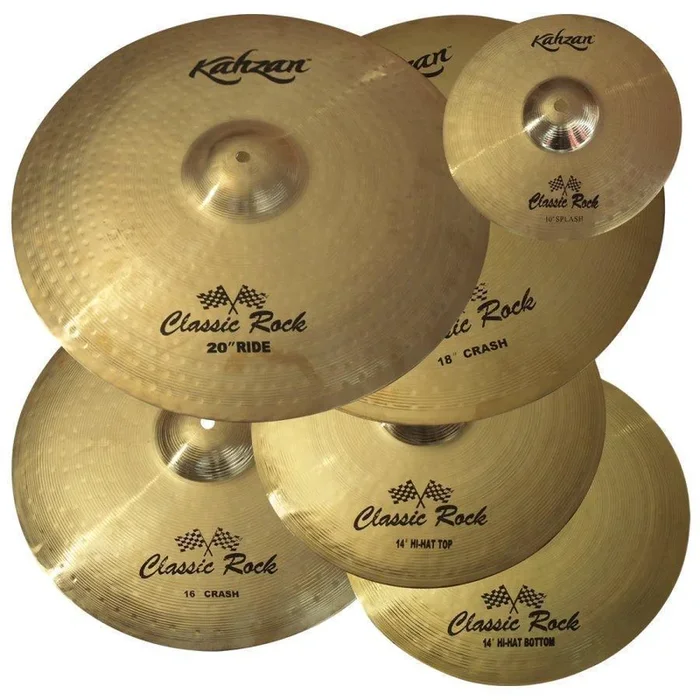 Kahzan ‘Classic Rock Series’ Cymbal Pack 14″/16″/18″/20″