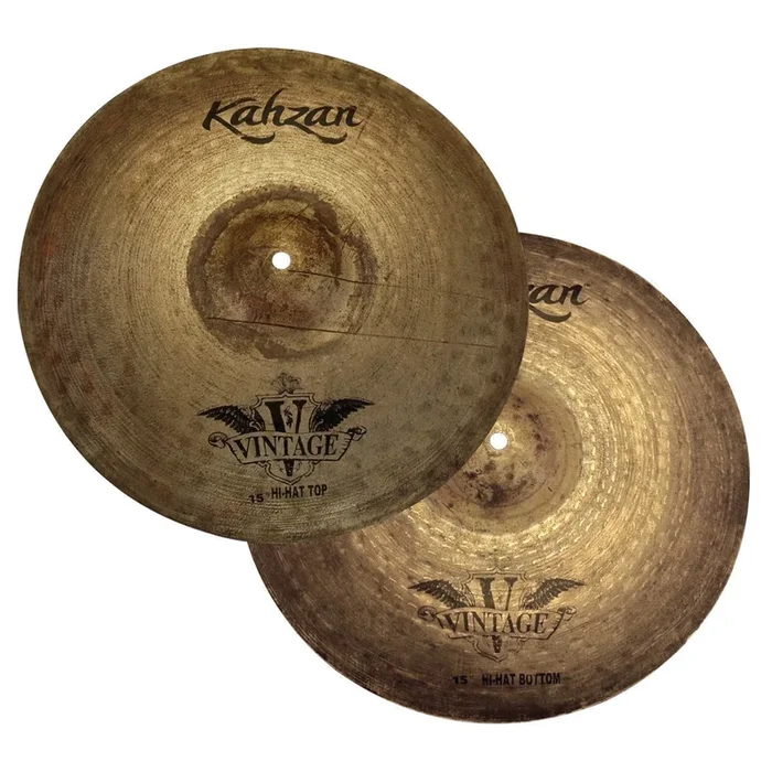 Kahzan ‘Vintage Series’ Hi Hat Cymbals 15″