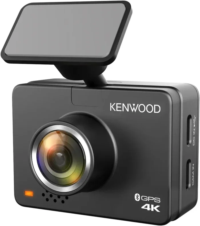 Kenwood DRV-A610WDP Compact 4K HD Dash Camera with 2″ Display, Wi-Fi, and GPS