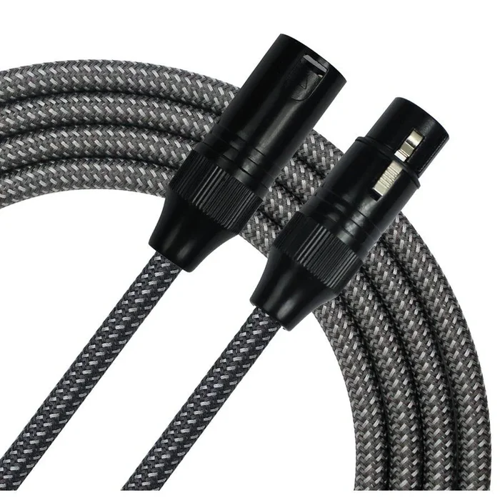 Kirlin Premium Plus 20ft XLR Male to XLR Female Microphone Cable, OFC, Shielded