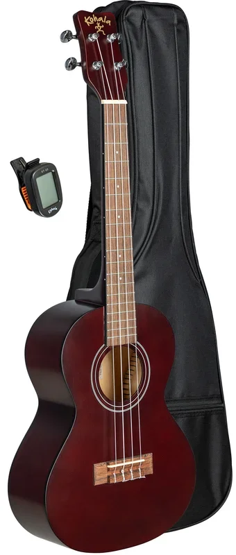 Kohala Tenor Ukulele Pack w/ Bag, Tuner