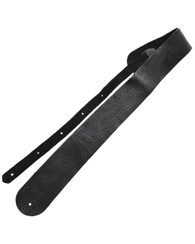 LAKOTA LEATHERS 3″ GUITAR STRAP, BLACK