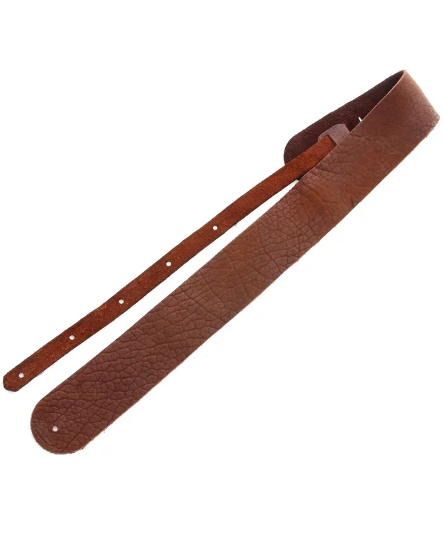 LAKOTA LEATHERS 3″ GUITAR STRAP, MAHOGANY