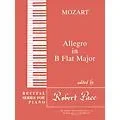Lee Roberts Allegro in B Flat Major Pace Piano Education Series Composed by Wolfgang Amadeus Mozart Standard