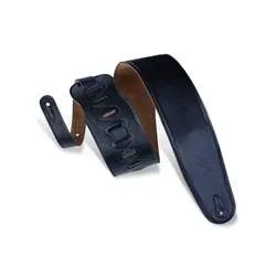Levy M4GF-BLK – Garment Leather Bass Guitar Strap