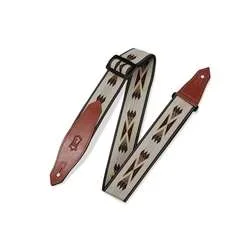 Levy MSSN80-TAN – Jacquard Weave Guitar Strap