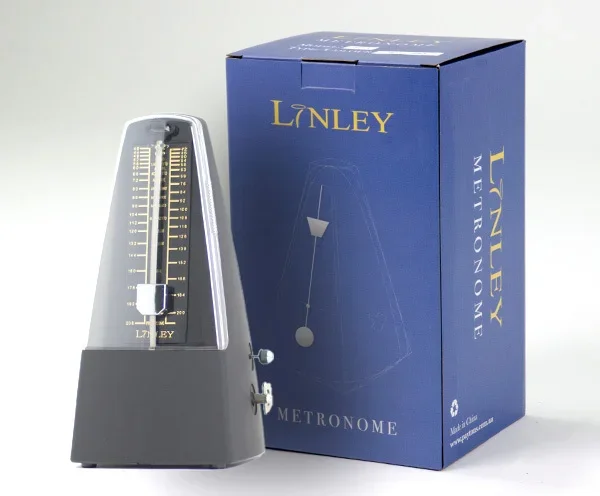 Linley Metronome Plastic-with Bell-Classic-Matt Black