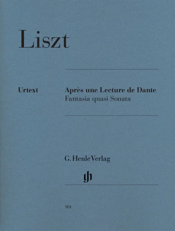 Liszt: Apres une Lecture de Dante Fantasia quasi Sonata