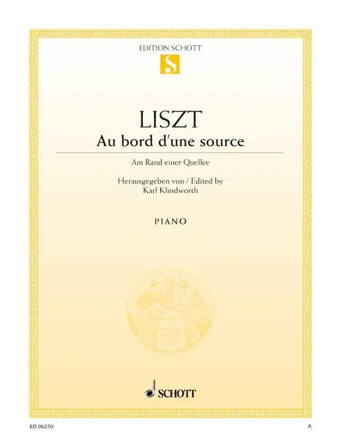 Liszt: Au bord d’une source from “Années de pélerinage “