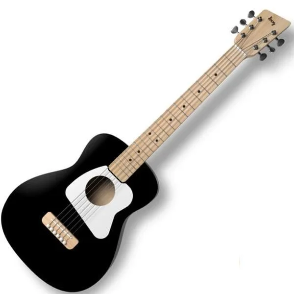 Loog Pro Acoustic VI Black Beginner’s Children’s Acoustic Guitar