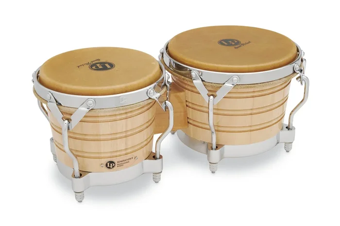 LP Latin Percussion LP201A-2 Generation II Bongos with Traditional Rims