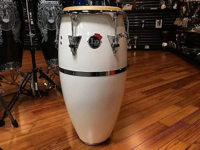 LP Latin Percussion LP522X-1WH Patato Signature Fiberglass 11 ” Quinto in White & Chrome *IN STOCK*