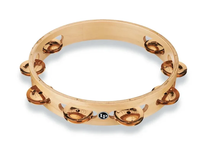 LP Pro 10″ Single Row Tambourine – Bronze