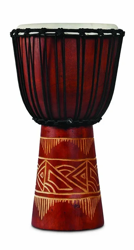 LP World Beat Wood Art Medium Djembe Red/Nat