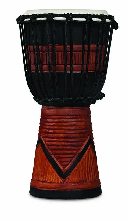 LP World Beat Wood Art Small Djembe Blk/Brn
