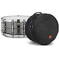 Ludwig Black Beauty Snare Drum With Tube Lugs and Road Runner Bag Standard
