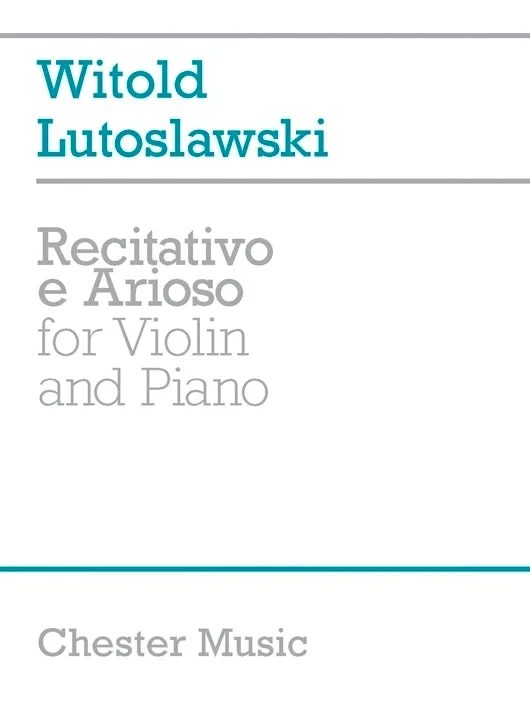 Lutosławski: Recitativo e Arioso